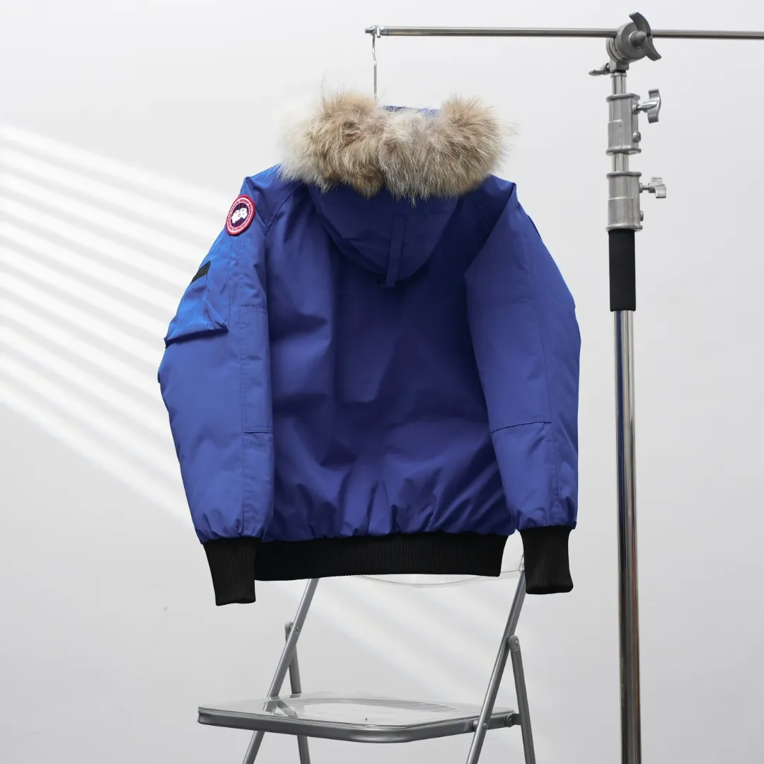 P720 CANADA GOOSE丨Canada Goose 01 Pilot Hooded Down Jacket Color: Sky Blue Size: XS-XXL